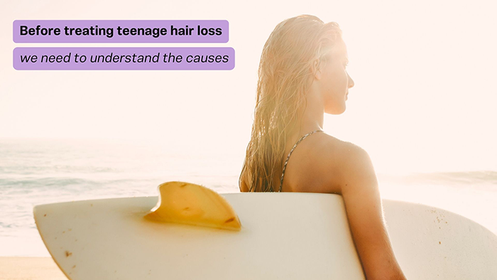 Teenage hair loss cure